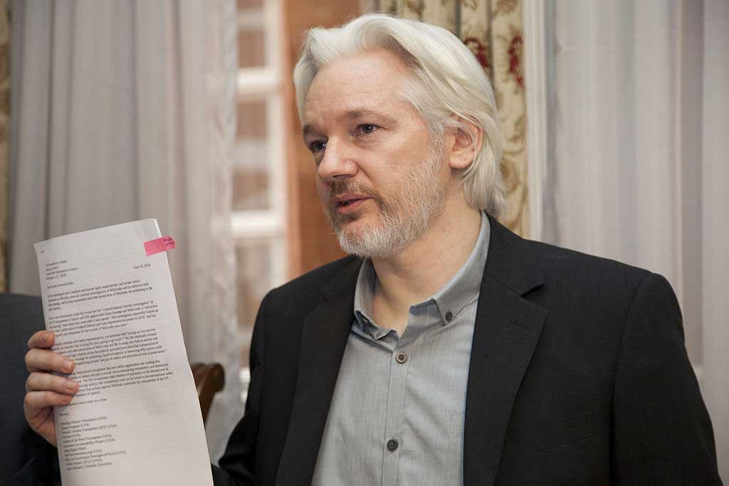 Julian Assange, founder of Wikileaks (Cancillería del Ecuador/CC BY-SA 2.0)