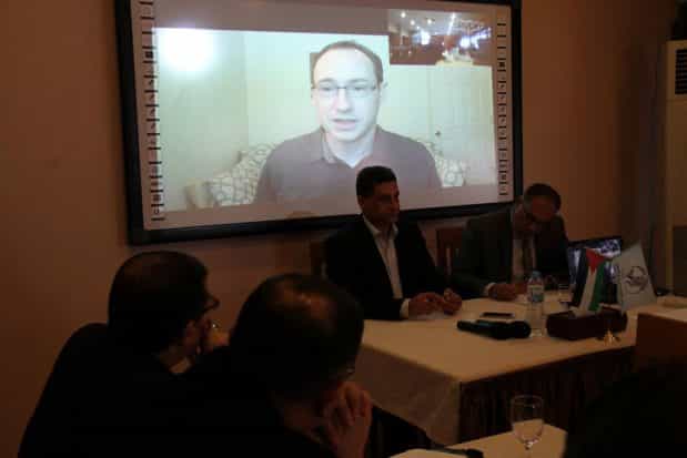 The Greatest Obstacle to Peace and How to Overcome It 3 Jeremy R. Hammond speaks to a conference organized by the Council on International Relations - Palestine (Photos courtesy of COIR - P)
