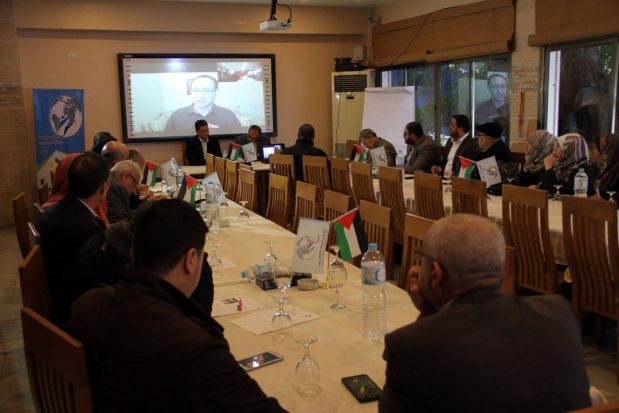 The Greatest Obstacle to Peace and How to Overcome It 8 Jeremy R. Hammond speaks to a conference organized by the Council on International Relations - Palestine (Photos courtesy of COIR - P)