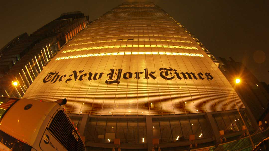 The New York Times building in New York City (Torrenegra/CC BY 2.0)