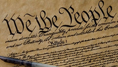 US Constitution (Illustration by James Borland/US Air Force)