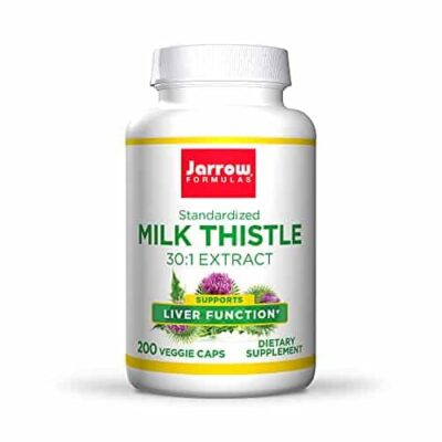 Jarrow Formulas Milk Thistle 150 mg 200 Veggie Capsules Antioxidant Supporting Immune Response Liver Function Glutathione Up to 200 Servings 0