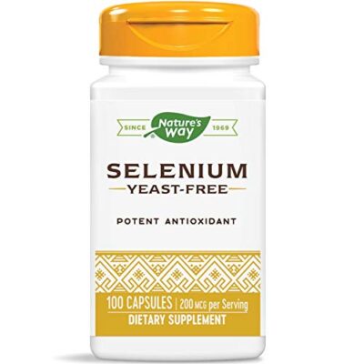 Natures Way Selenium 200 mcg L Selenomethionine Antioxidant 100 Capsules Packaging May Vary 0