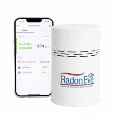 Ecosense RD200 RadonEye Home Radon Detector Fast Capture of Fluctuating Levels Short Long Term Continuous Monitoring with Trend Charts 0